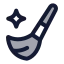 Blushbrush icon with duotone standard style