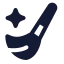 Blushbrush icon with solid standard style