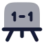 Boardmath icon with bulk rounded style