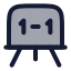 Boardmath icon with duotone rounded style