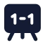 Boardmath icon with solid standard style