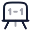 Boardmath icon with twotone rounded style