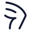 Bodypartleg icon with stroke standard style