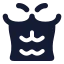 Bodypartsixpack icon with solid rounded style
