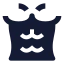 Bodypartsixpack icon with solid sharp style