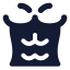 Bodypartsixpack icon with solid standard style
