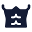 Bodypartsixpack icon with solid standard style
