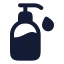 Bodysoap icon with solid rounded style