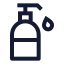 Bodysoap icon with stroke sharp style