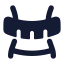 Bodyweight icon with solid rounded style