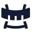 Bodyweight icon with solid sharp style