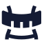 Bodyweight icon with solid sharp style