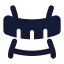 Bodyweight icon with solid standard style