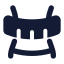 Bodyweight icon with solid standard style