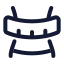 Bodyweight icon with stroke standard style