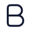 Bold icon with stroke rounded style