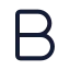 Bold icon with stroke standard style