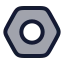 Bolt icon with duotone rounded style