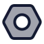 Bolt icon with duotone standard style