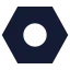 Bolt icon with solid sharp style