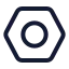 Bolt icon with stroke standard style