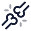 Bone icon with twotone rounded style