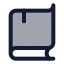Book icon with duotone standard style