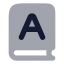 Booka icon with bulk rounded style