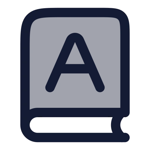 Book A Icon in Duotone Rounded style