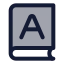 Booka icon with duotone standard style