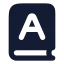 Booka icon with solid rounded style