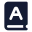 Booka icon with solid standard style