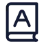 Booka icon with stroke standard style