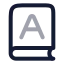 Booka icon with twotone rounded style