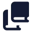 Bookcopy icon with solid standard style