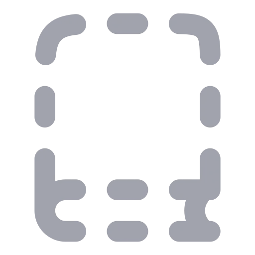 Book Dashed Icon in Bulk Rounded style