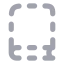 Bookdashed icon with bulk rounded style