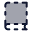 Bookdashed icon with duotone standard style