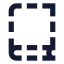 Bookdashed icon with solid sharp style