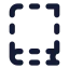 Bookdashed icon with solid standard style