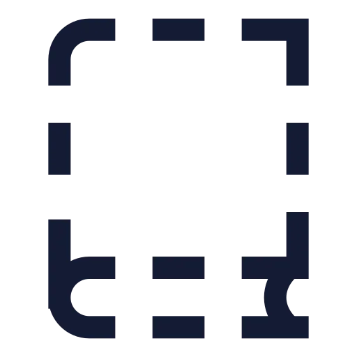 Book Dashed Icon in Stroke Sharp style