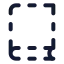 Bookdashed icon with stroke standard style