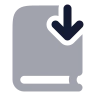 Book Down icon preview