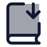 Book Down icon preview