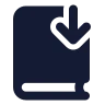 Book Down icon preview