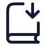 Book Down icon preview