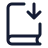 Book Down icon preview