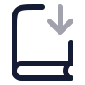 Book Down icon preview