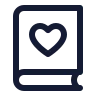Book Heart icon preview