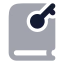 Bookkey icon with bulk rounded style
